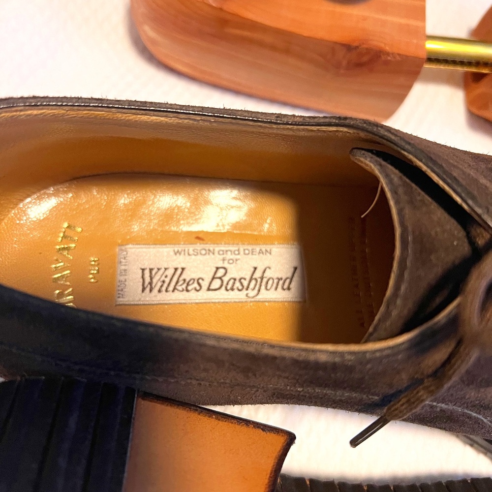 Wilkes Bashford Suede Mens Dress shoes